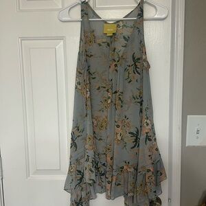 Maeve sheer mini dress, small